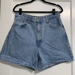 Zara high-waist shorts